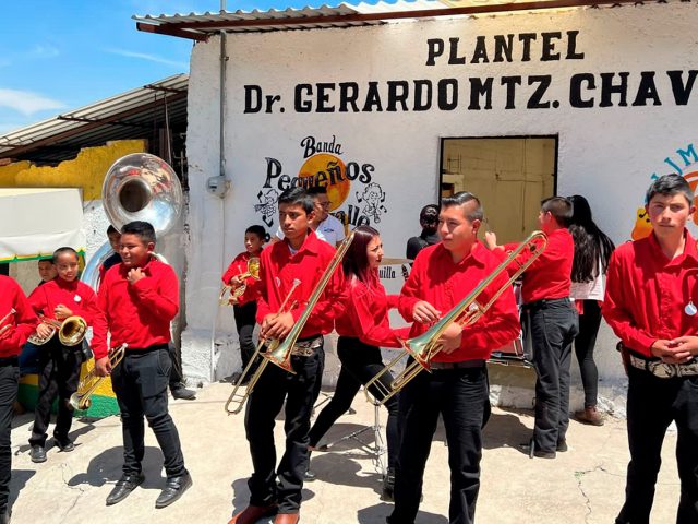 La Escuela Infantil y Juvenil de Música de Banda “Rebeca Camacho Ocaña”, una importante iniciativa para los jovenes de Tlalpujahua,Michoacan